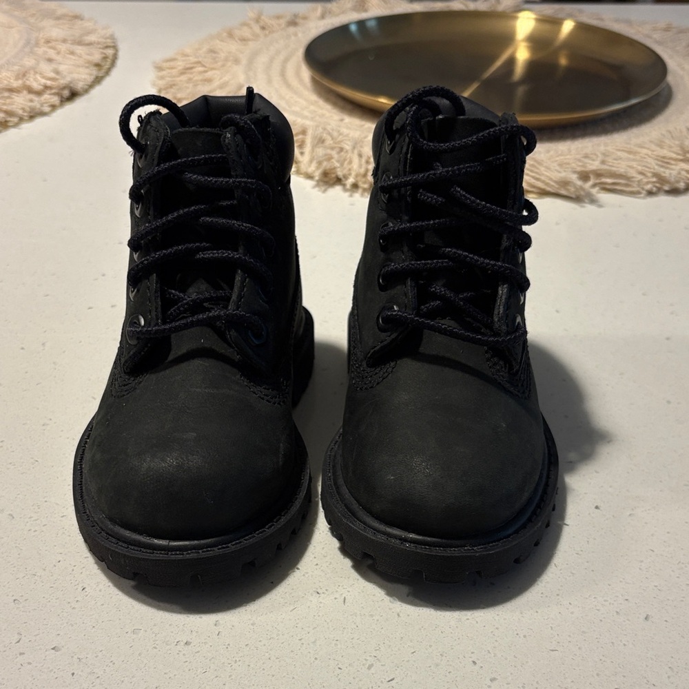 Timberland Black Kids Boots